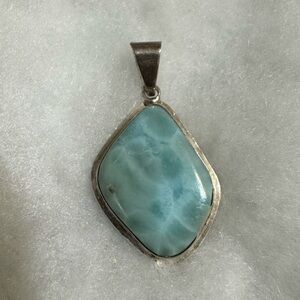Sterling Silver Larimar Pendant